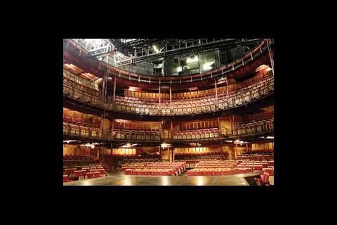 There’s no place to hide services in the Courtyard Theatre, yet the air delivery system had to be draught-free and silent to meet the RSC’s acoustic standards.